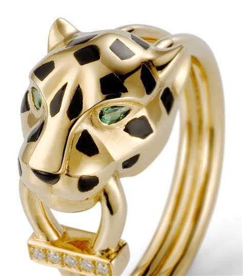 cartier yellow gold ring|cartier panthere ring yellow gold.